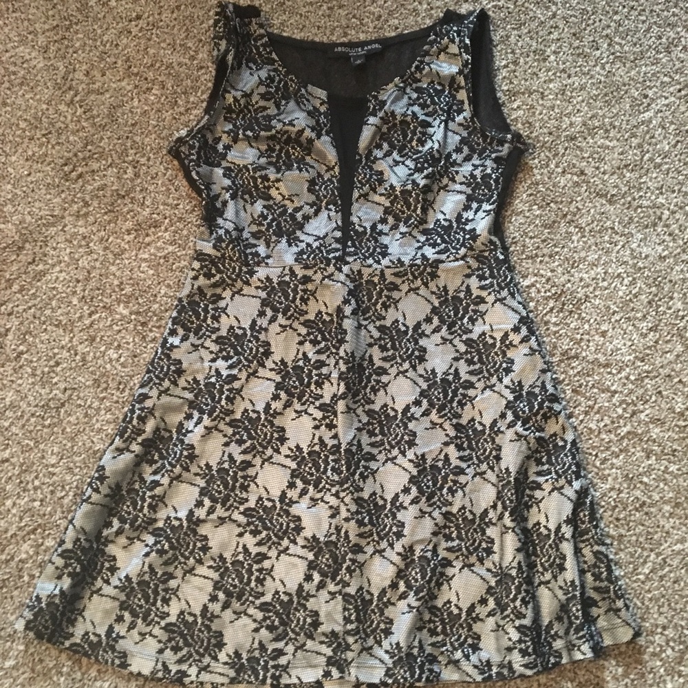 Black and Silver Dress